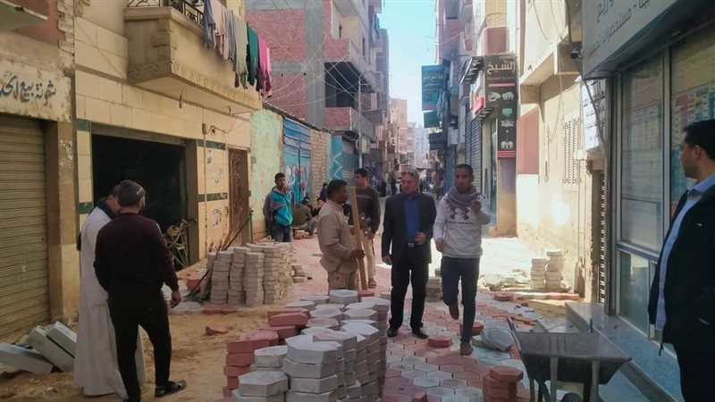 أعمال تطوير شوارع