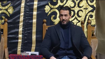  فارس في عزاء والدة الفنان أحمد هارون