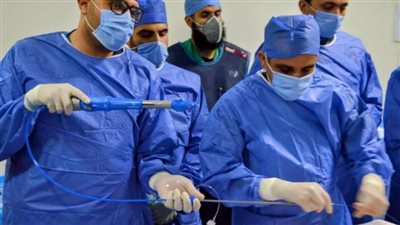 نجاح رابع عملية لزراعة الصمام الأورطي بالقسطرة بتقنية ( TAVI) لمُسِنة بمجمع الإسماعيلية (صور)