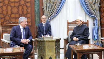شيخ الأزهر لوزير خارجية إيطاليا: لن يخرج العالم من أزماته إلا بالعودة إلى الدين