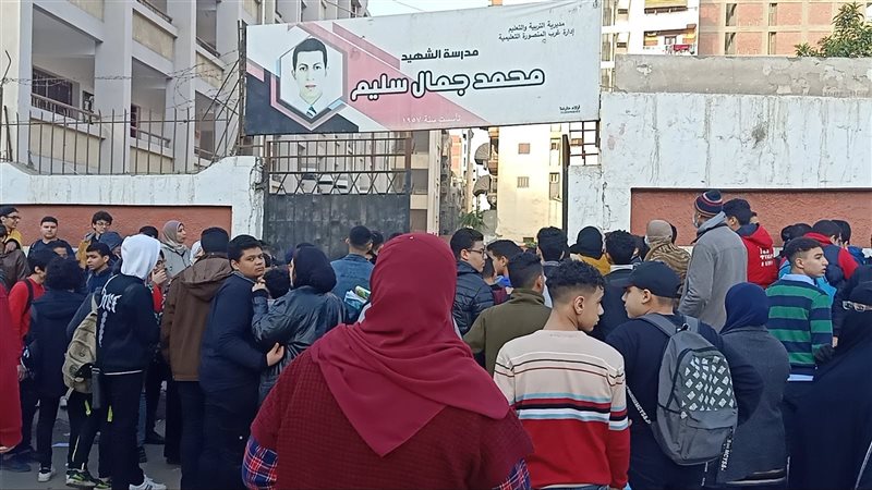 طلاب الاعدادية بالدقهلية،