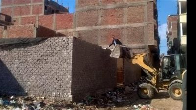 استمرار رفع الإشغالات وأعمال النظافة ببلبيس في الشرقية 