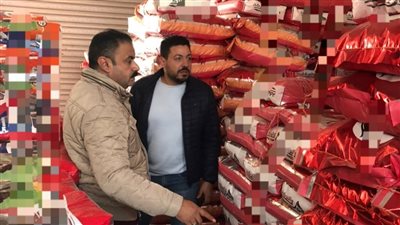 ضبط 42 طن أعلاف وأرز في حملات تموينية بالدقهلية