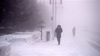 دولة عربية تصل درجة الحرارة بها تحت الصفر 