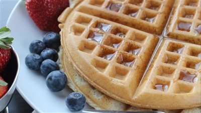  طريقة عمل عجينة الوافل، بالماكينة والفرن