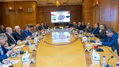 وزير الإنتاج الحربي يستقبل وفدا عراقيا رفيع المستوى