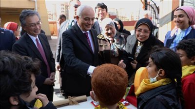 وزير التعليم يتفقد المدرسة المصرية اليابانية بزهراء مدينة نصر 