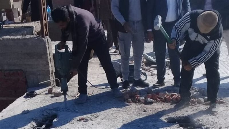 حملة إزالة بأسيوط،