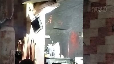 النيران تلتهم محلا تجاريا بالمحلة ومصرع صاحبه وحفيدته
