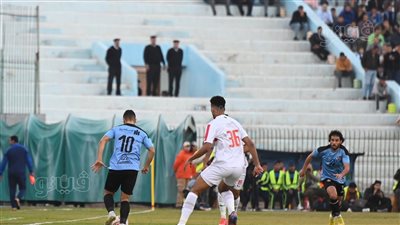 غزل المحلة يتقدم على الزمالك بثنائية في الشوط الأول (صور)