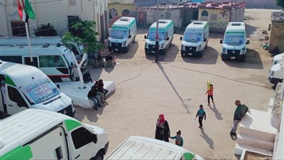 صحة الإسماعيلية توقع الكشف بالمجان علي 1300 في قافلة بقرية وادى الملاك