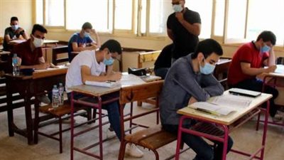 طلاب الشهادة الإعدادية يؤدون امتحان الهندسة بالجيزة غدا 