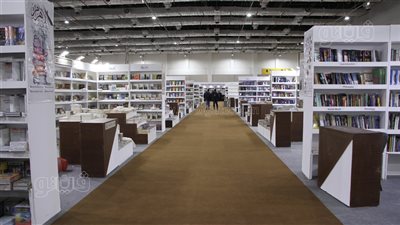 معرض الكتاب، 20 صورة من قاعات وأجنحة المعرض قبل افتتاحه للجمهور غدا