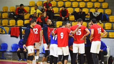 رجال طائرة الأهلى يفوز على سموحة فى الدورى