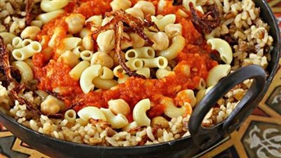 طريقة عمل الكشري المصري، بمذاق لا يقاوم أحلى من الجاهز 