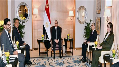 السيسي يستقبل رئيس مجموعة 