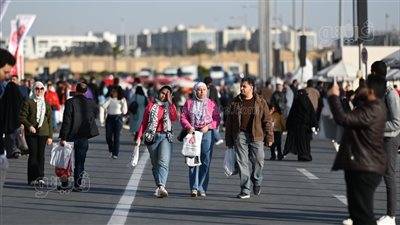 20 صورة ترصد حجم الإقبال في أول أيام معرض القاهرة للكتاب 2023