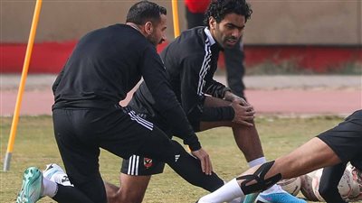 الأهلي يعلن انتظام حسين الشحات في التدريبات الجماعية