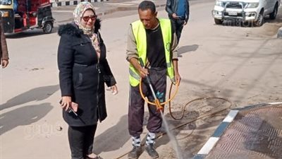 حملة مكبرة للنظافة والتجميل في السنطة بالغربية