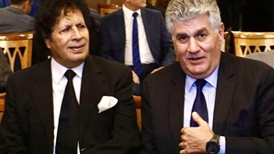 قذاف الدم وعدد من مشاهير السياسة يشاركون في عزاء سامي شرف (صور) 