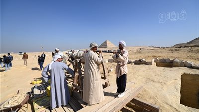 تعرف على العفريتة المستخدمة في رفع التوابيت الثقيلة بالمقابر الفرعونية 