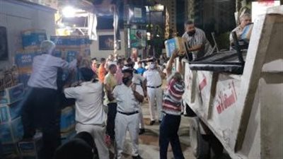 الجيزة اليوم، ضبط 22 طن أرز ورفع 166 حالة إشغال 