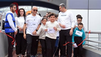 انطلاق أول ميني ماراثون في نادي النادي شيراتون (صور)