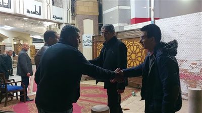 صبري فواز ويوسف إسماعيل يقدمان واجب العزاء في المخرج سميح منسي 