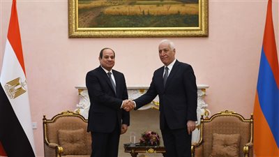 تفاصيل القمة المصرية الأرمينية (صور)