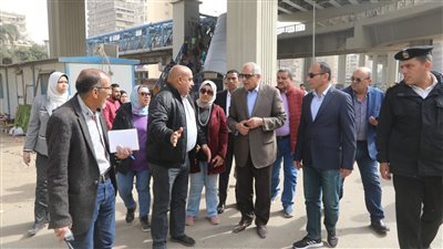 محافظ الجيزة يتفقد موقف السرفيس الحضاري الجديد بأرض اللواء (صور)
