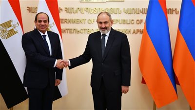 السيسي يلتقي رئيس وزراء أرمينيا.. يبحثان تطوير حجم التبادل التجاري والاستثماري.. عقد الجولة السادسة من اللجنة المشتركة للتعاون الاقتصادي والعلمي والفني بالقاهرة