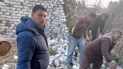 حملة لإزالة التعديات والبناء المخالف في الجمالية بالدقهلية 