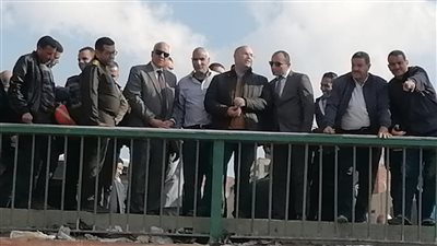 محافظ الجيزة يتفقد أعمال مشروع تحويل مسار مصرف ناهيا (صور)
