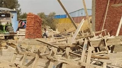 إزالة مباني مخالفة واستمرار حملات النظافة في بلبيس شرقية 