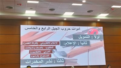 حروب الجيلين الرابع والخامس لهدم الدول بدون القوة العسكرية.. سمير فرج يكشف آليات التصدي لها.. هاني أبو المكارم: نحرص على رفع الوعي للمواجهة (صور) 