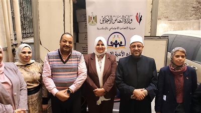 أوقاف الإسكندرية تتسلم لحوم صكوك الطعام والأضاحي