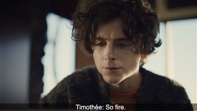 إعلان جديد لـ تيموثي شالامي مع آبل (فيديو)