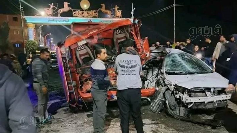 مصرع وإصابة 4 بالشرقية،