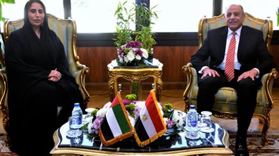 وزير الطيران يلتقي سفيرة الإمارات بالقاهرة لبحث التعاون المشترك