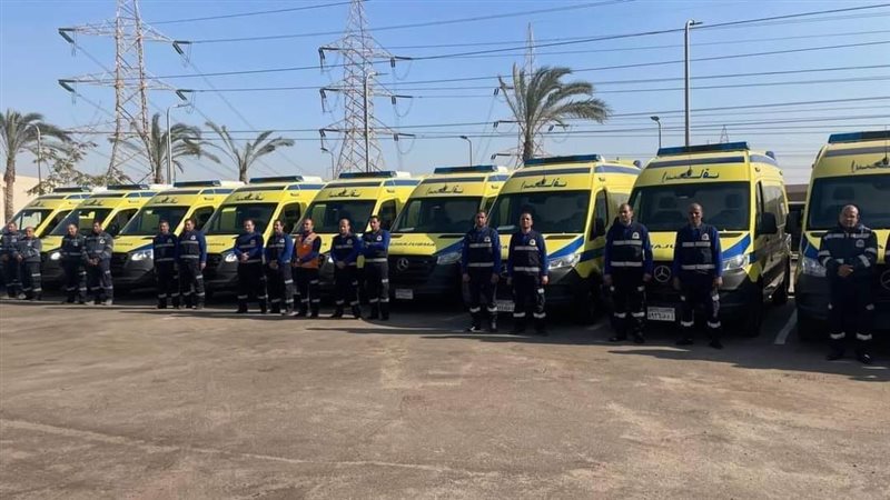  سيارات إسعاف لنقل