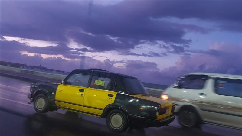 أمطار غزيرة على محافظة