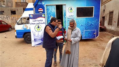 مياه سوهاج توجه حملة توعوية للمواطنين 
