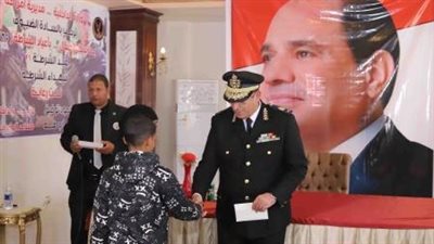 وفد من كلية الشرطة يزور مدرسة الشهيد إبراهيم الرفاعى بالقاهرة