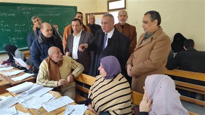 وكيل تعليم الدقهلية يتفقد أعمال التصحيح للشهادة الإعدادية 2023