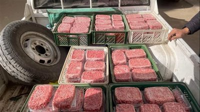 ضبط لحوم فاسدة خلال حملة في دمياط 