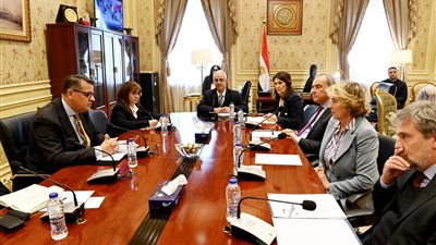 تفاصيل لقاء رئيس لجنة حقوق إنسان النواب بوفد برلماني إيطالي (صور) 