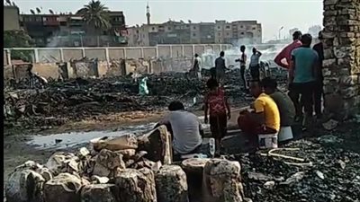 خسائر بالملايين.. آثار حريق مخازن الخشب بالشرابية | فيديو