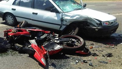  إصابة أب ونجله في انقلاب موتوسيكل بطنطا