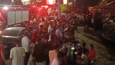 10 صور ترصد غلق المشاية السفلية بسبب ميل المطعم العائم بنيل المنصورة