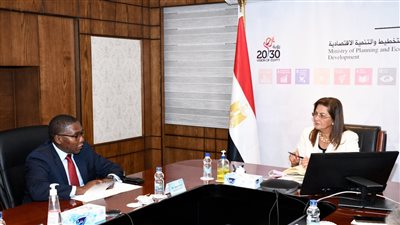 وزيرة التخطيط تلتقي مساعد سكرتير عام الأمم المتحدة للمناخ